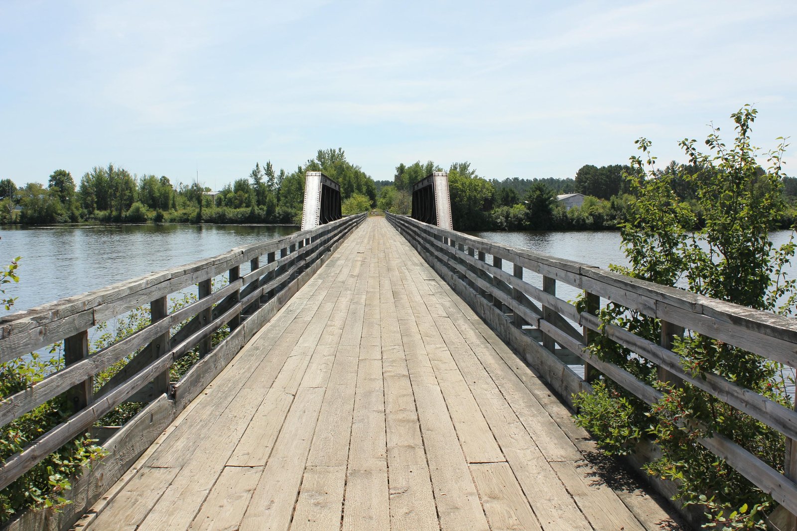 Looking south